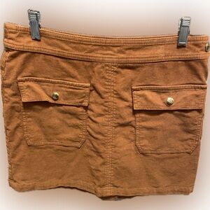 FRAME Le Bardot corduroy mini skirt